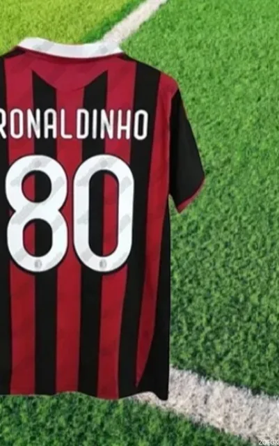 New Summer Men's Football T-shirt Comfortable, Casual, Breathable, Sweat Absorbing Short Sleeved Top 2