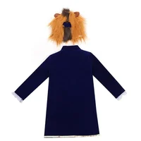 Costume de veste de jeu de la belle bête pour garçons, costume Kiev illage de performance d'Halloween, perruque d'anime scolaire, costume de fête 3