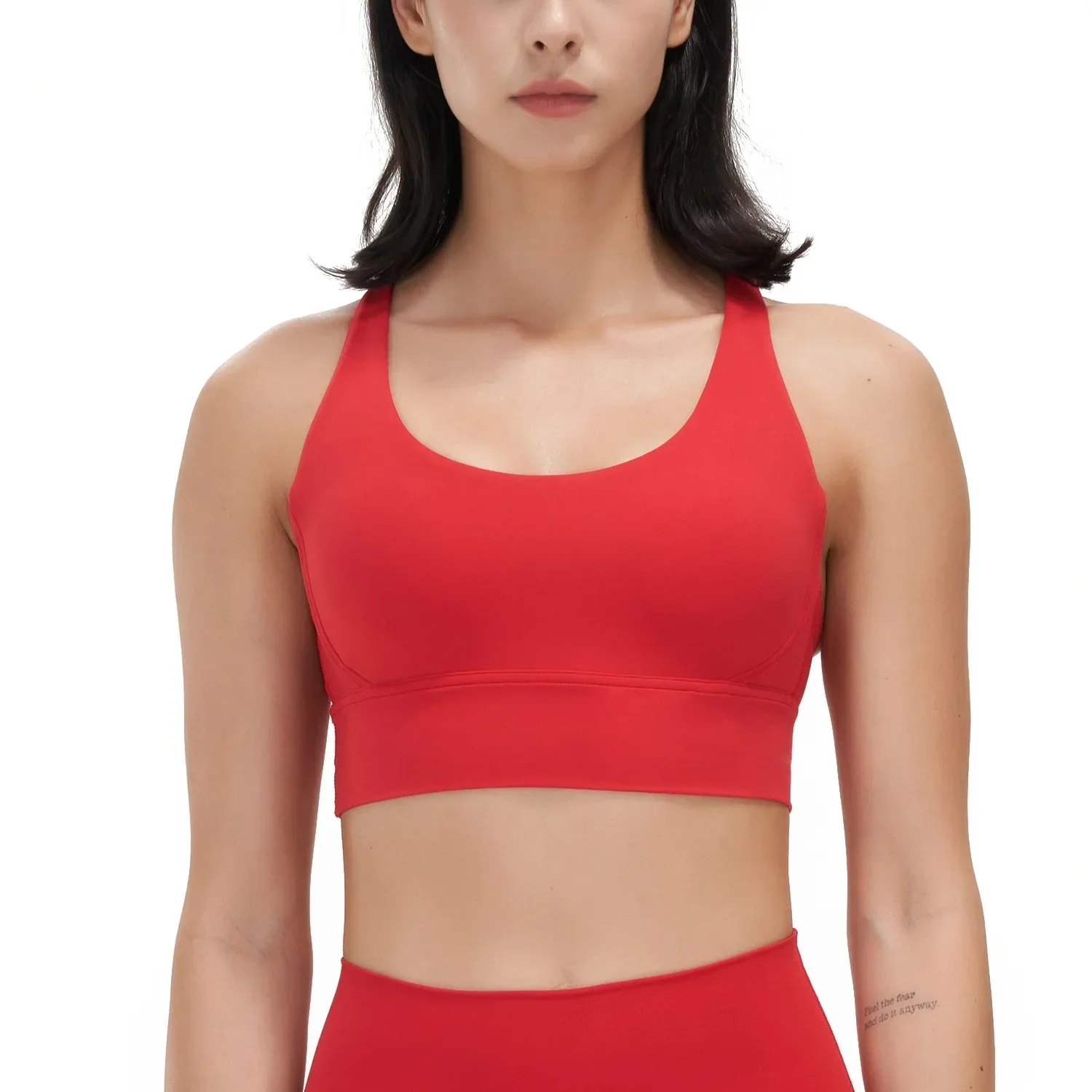 

Sports Bra Women's Running Shock-proof Autumn Wear Beautiful Back Fitness Bra Vest Professional Training Yoga Bra.