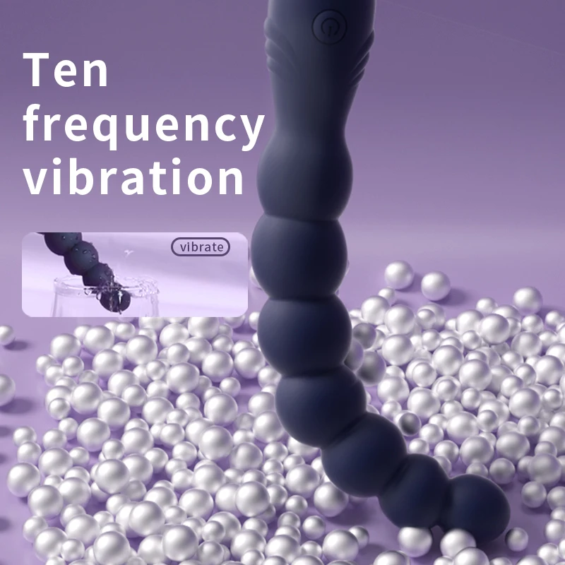 10 Speed Anal Plug Vibrator for Men Women