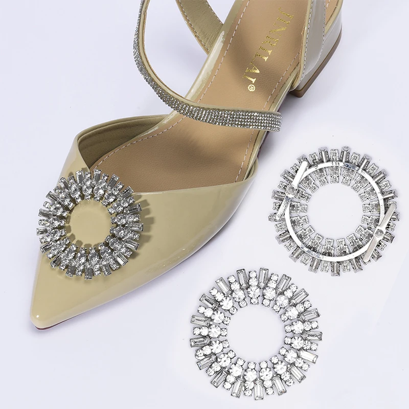 

1 шт. украшения для свадебной обуви на высоком каблуке, Очаровательная Пряжка, зажим для обуви с кристаллами, блестящие зажимы, брошь