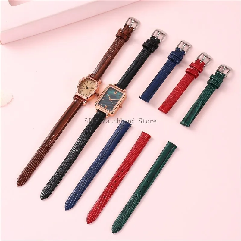 Premium Slim Leather Watch Band – Soft, Sporty, and Universal Fit