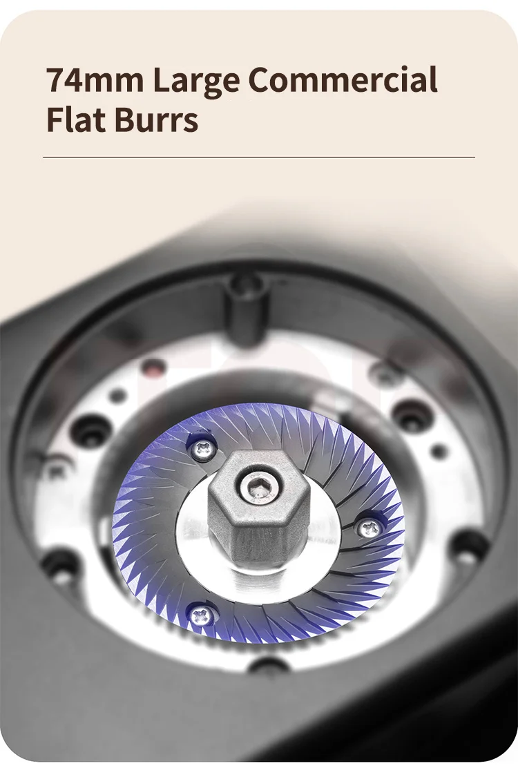 مطحنة قهوة ITOP CGFL74A احترافية بشفرات إيطالية 74...