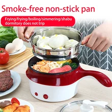  MultiFunction Electric Cooking Pot Home Non-Stick Electric Hot Pot Single Double Layer Rice Cooker with Steaming Rack Casserole 