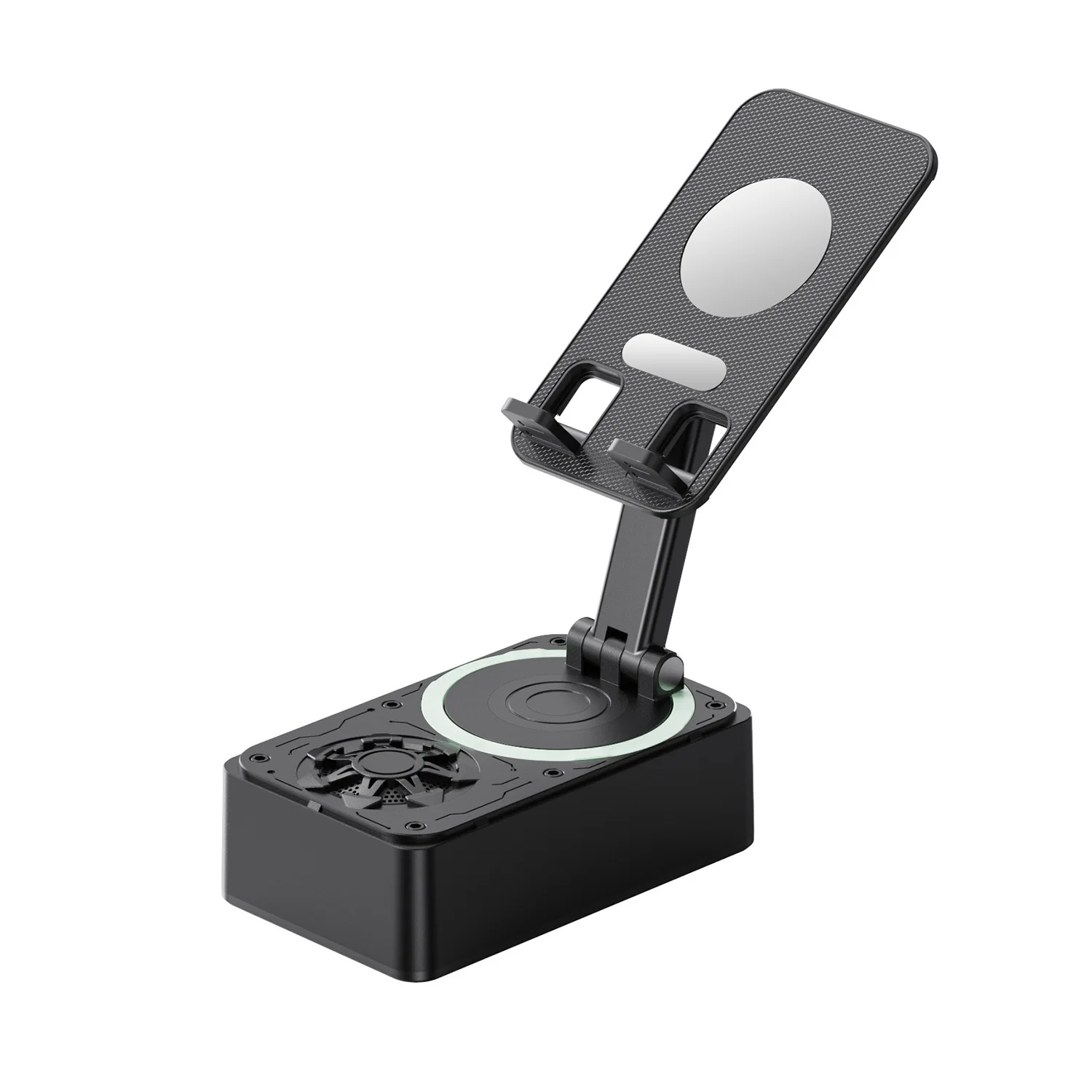 3-in-1 Bluetooth Speaker Phone Power Bank Foldable Wireless Speaker Phone Stand with Anti-Slip Pads For Video Meeting Live