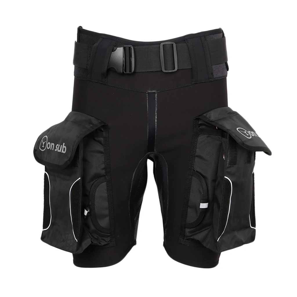 Technical Scuba Diving Neoprene Wetsuit Shorts & Pockets Snorkeling