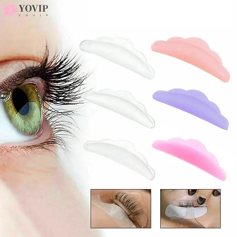 

5 Pair Silicone Curlers Curl Eyelash Pads Eyelash Extension Perm Tools Multicolor Eyelash Lifting Kit Accessories Reusable