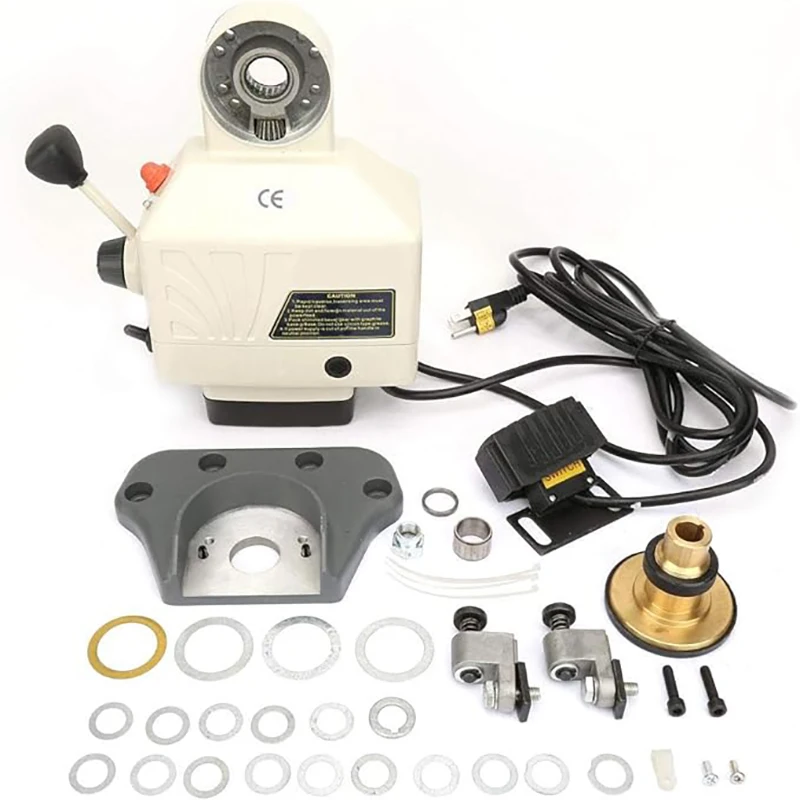 ALSGS AL-310S Power Feed X-Axis 450 in-lb Torque Power Feeder Milling Machine 0-200PRM 110V 220V for Bridgeport Similar Knee milling machine tools