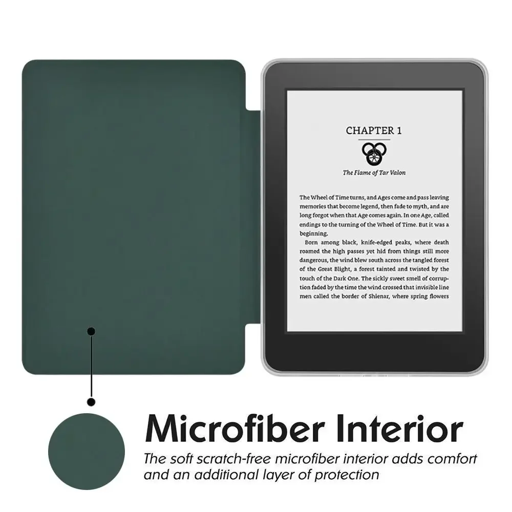 Elegant 6-Inch Slim Protective Cover for Kindle - 2024 Edition