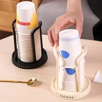 Household Disposable Paper Cup Holder, Desktop Paper Cup Storage Rack, Suitable For Living Room, Dining Room And Other Cup Taker 4