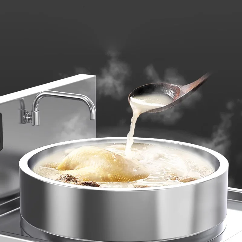 Commercial kitchen mutton soup pot beef soup pot 6KW/8KW electric cooker electric stove large capacity stewed meat