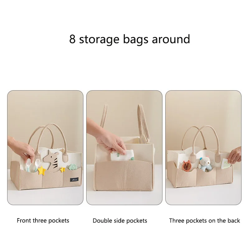 Felt Diaper Organizer 4