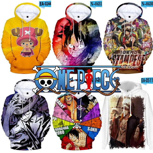 Anime One Piece 3D Print Pulôver, Hoodies, Moletom, Casacos Casuais, Roupa,  Monkey D, Luffy, Ás, Sabo, Hastes, Batalha Lei, Tricô