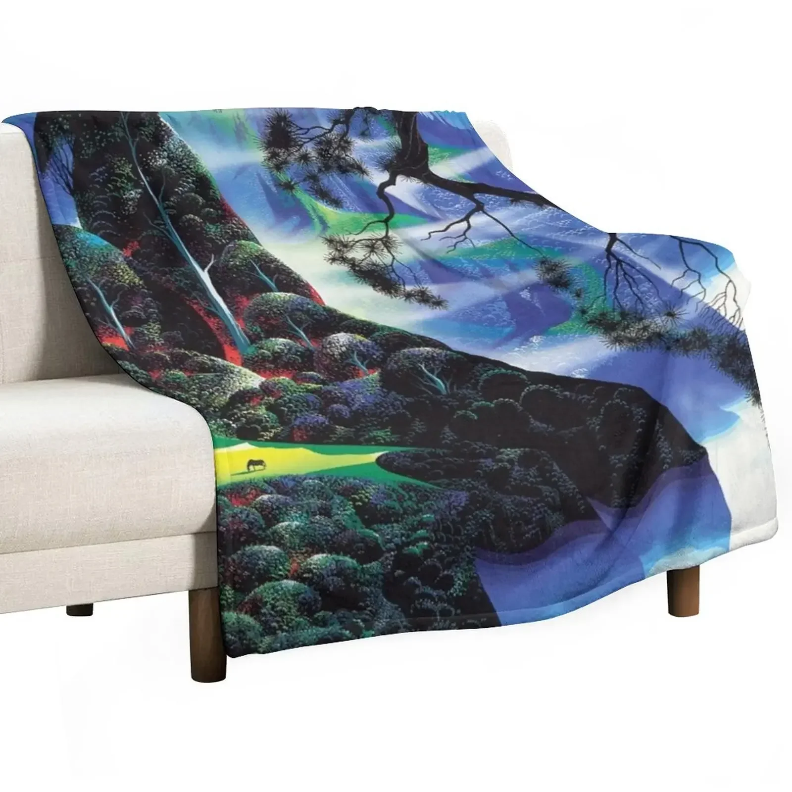 

eyvind earle Throw Blanket Large Tourist sofa bed Blankets