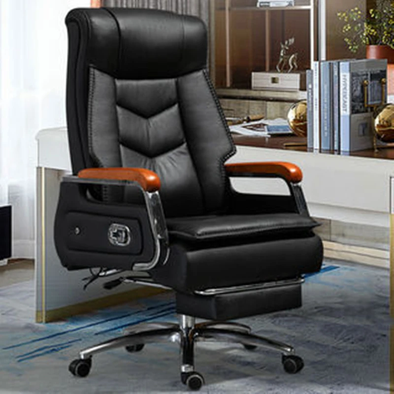 Work Cushion Office Chairs Mobile Youth Nordic Love Accent Leather Chair Recliner Bedroom Luxury Chaise Bureau Furniture T50BY