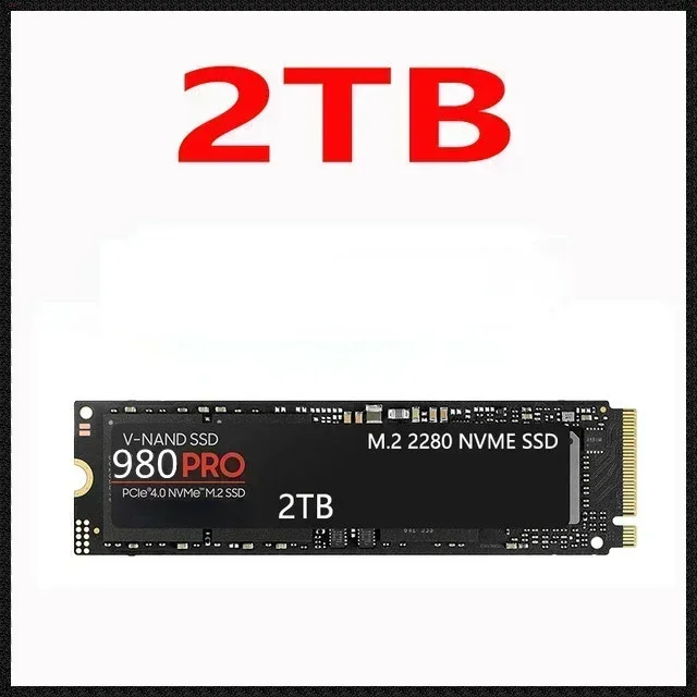 고속 NVMe SSD 하드디스크 (980 Pro M2 2280 SAM, 4TB/2TB/1TB 용량, PS5 및 노트북용)