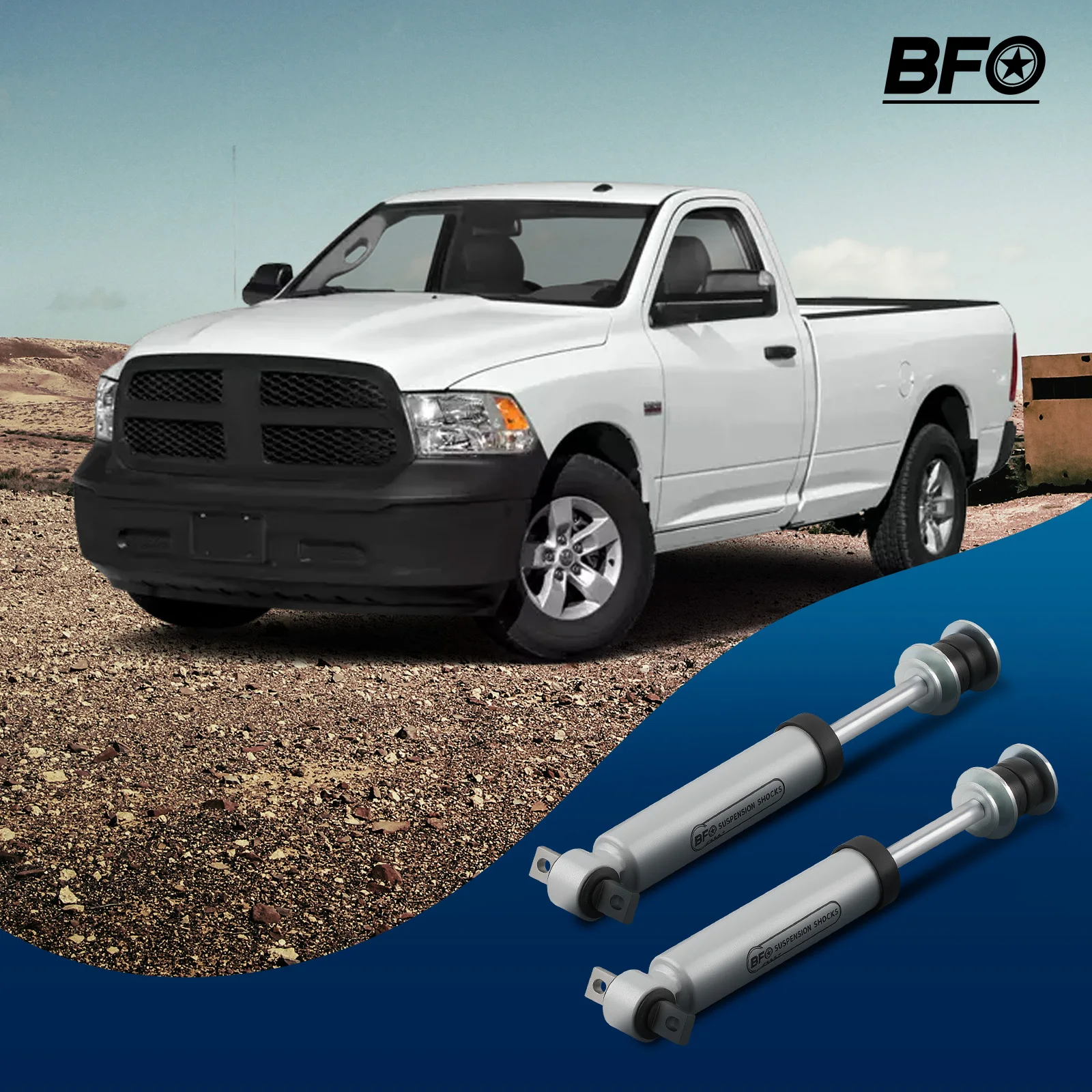 

Front Shock Absorbers For Ram 1500 Classic 2WD 2019-2022 0"-2" Lift Kit