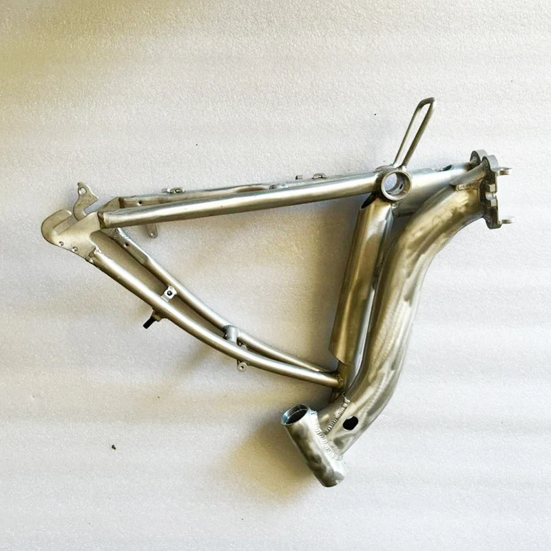 접이식 MTB 자전거 프레임, S 모양, 20 인치 휠 레이디 전기 자전거 프레임셋, 최대 하중 250kg, cuadro bicicleta, 도로 자전거 부품