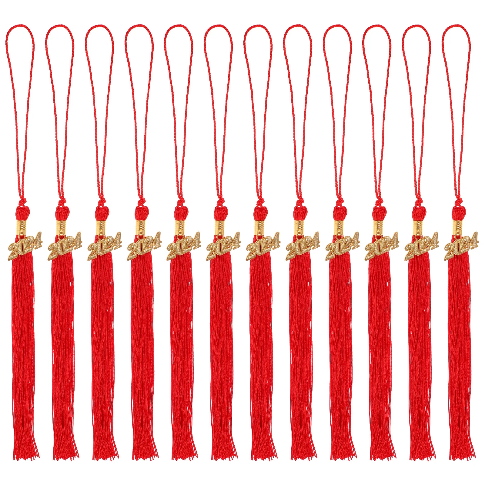 

12 Pcs Tassel Pendant Graduation Cap Tassels Has Charm Decoration Polyester Ceremony Supplies