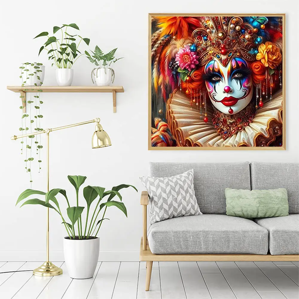 Diamond Mosaic Joker Portrait 3