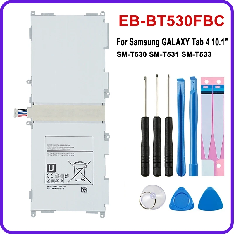 

EB-BT530FBC EB-BT530FBE Tablets Battery For Samsung GALAXY Tab 4 10.1" SM-T530 SM-T531 SM-T533 SM-T535 SM-T537 P5220