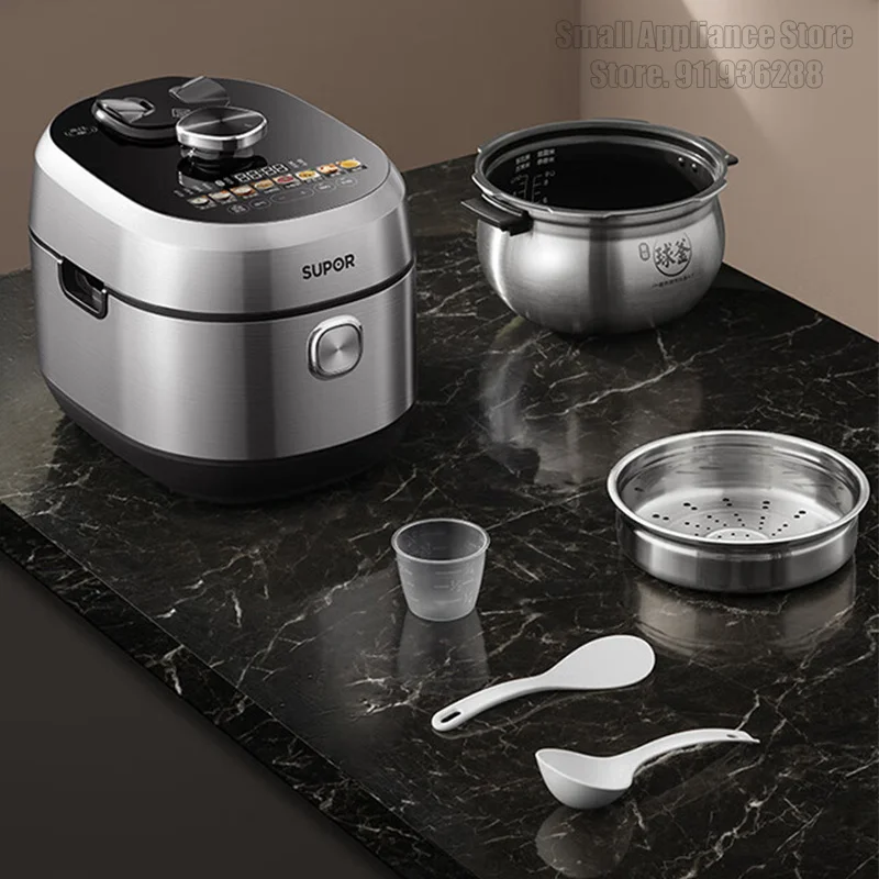 SUPOR 5L Electric Pressure Cooker 112kpa High Pressure IH Rice Cooker IMD Touch Screen Household Kitchen Appliance For Home