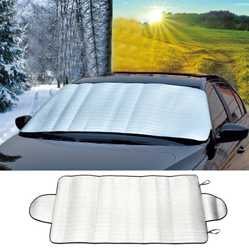 150cm x 70cm Universal Auto Frontscheibe Abdeckung Auto Sonnenschirm Schnee  Eis Schutz Abdeckung Winter Sommer Windschutzscheibe Schild - AliExpress