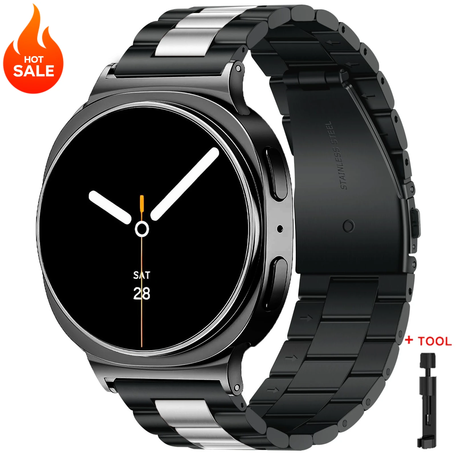 Stainless Steel Metal Watch Band Bracelet