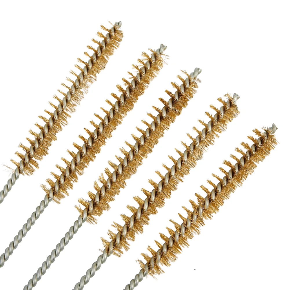 

Deburring Pipe Brushes Wire 5pcs Guns Supplies Tools Cleaning Cylinder Rust Dust Removal Stainless Steel 10-30mm