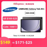 SAMSUNG Galaxy Tab A9+ Tablet 11” 4+64GB Android Tablet, 2.2GHz, 1.8GHZ Quad Speakers,Slim, Light, Durable Design black or Grey 1