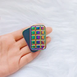 Magnetic Chocolate - Shaped Metal Fidget Slider (Multicolor)