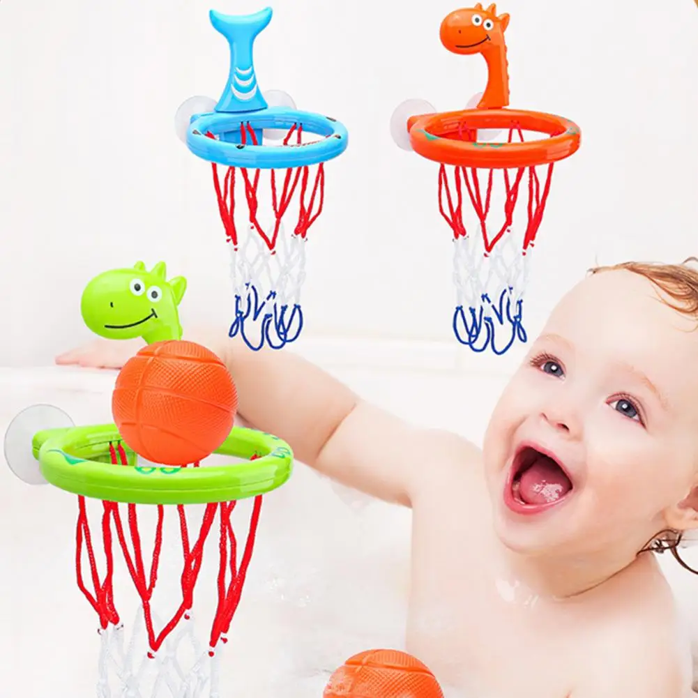 Kids-Bath-Time-Basketball-Toy-Cartoon-Dinosaur-Kids-Basketball-Bath-Toy-with-Suction-Cup-Hoop ...