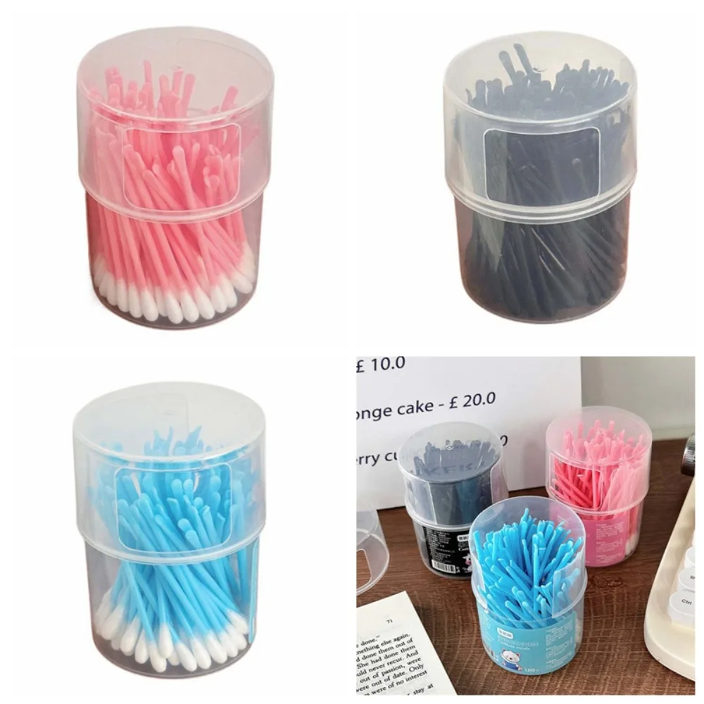 

100Pcs/set Eyelash Extension Glue Removing Double Head Cotton Swabs Nose Lipstik Ear Cleaning Cotton Bud Makeup Cotton Stick PP