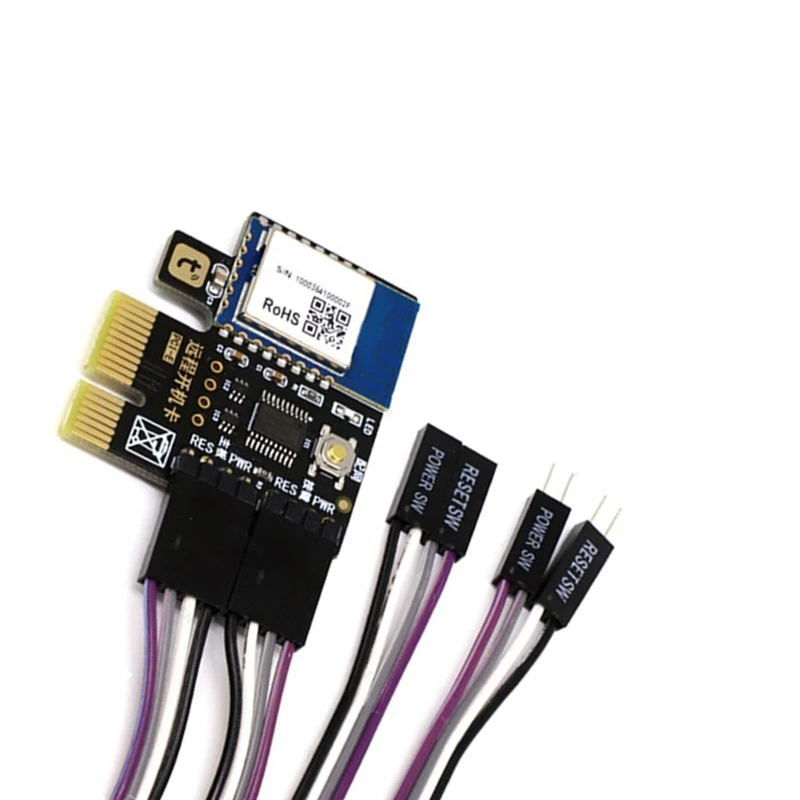 

2X Tuya Wifi Computer Power Reset Switch Pcie Card For PC Destop Computer,APP Remote Control,Support Google Home