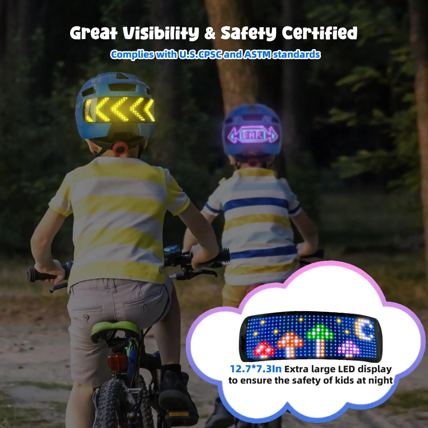 Kids LED Bike Helmet 3