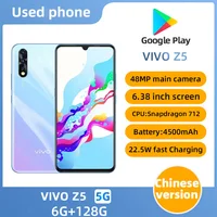 Vivo Z5 4G Smartphone Unlocked 6.38 inch 340x1080 Full Screen  CPU Snapdragon 712 Good condition used phone 1