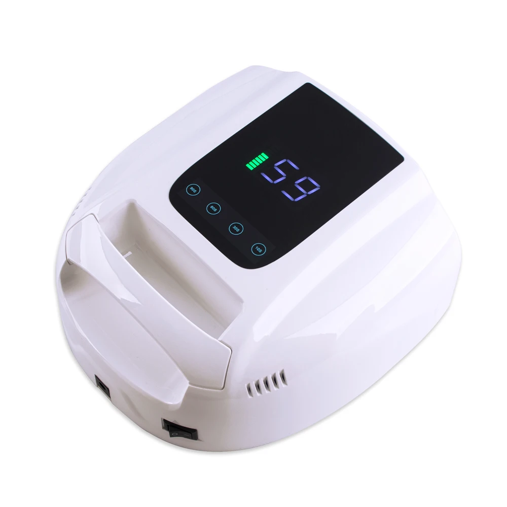 96W Cordless UV LED Nail Lamp for Manicure Rechargeable Battery For Curing Gel Polish Lamp 96 Pro Nail Dryer