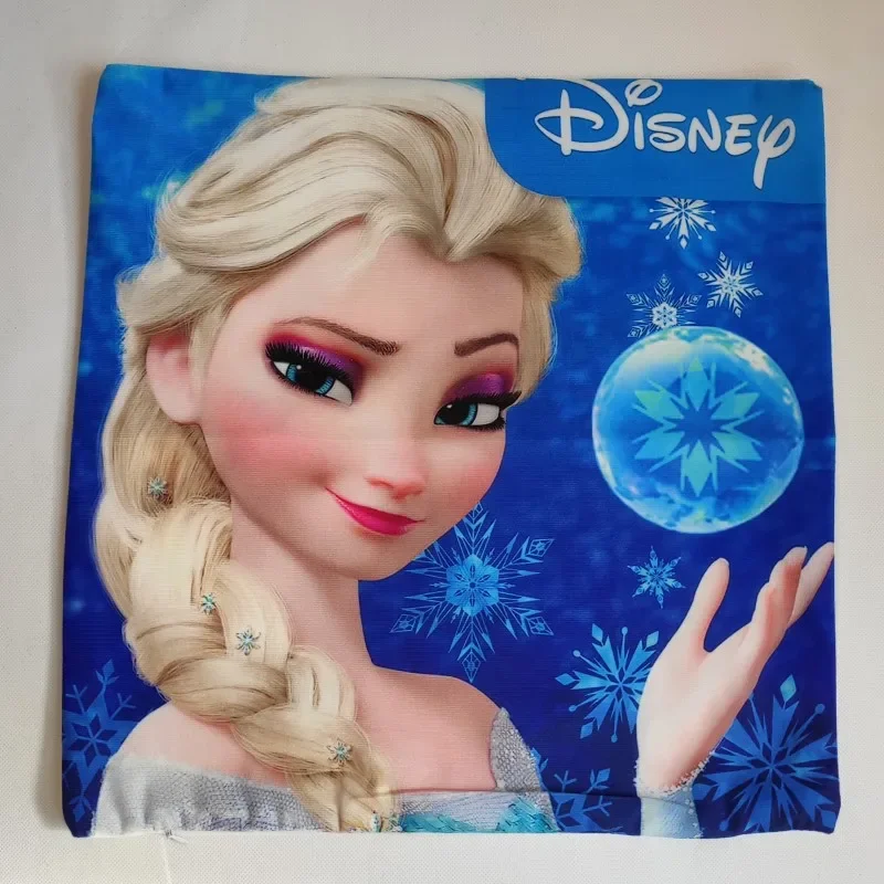 Nice Elsa Anna Princess Frozen Cushion Cover 45x45cm PillowCase Cartoon Decorative/Nap on Room Sofa Baby Girl Birthday Gift