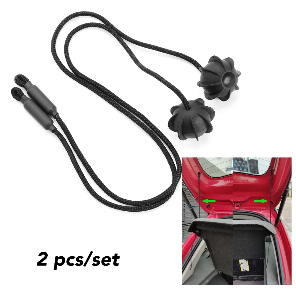 2pc Car Parcel Shelf String Cord For Hyundai Accent Tucson I30 Santa Fe