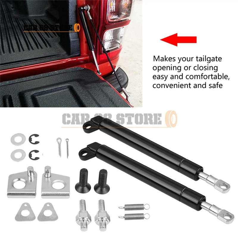1 Set Car Rear Tailgate Hood Gas Struts Lift Spring Support Lifters