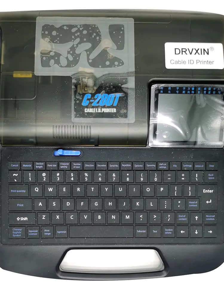 

C-280T Cable I.D Printer English display can be connected to a computer Electronic Lettering Machine ferrule printing machin