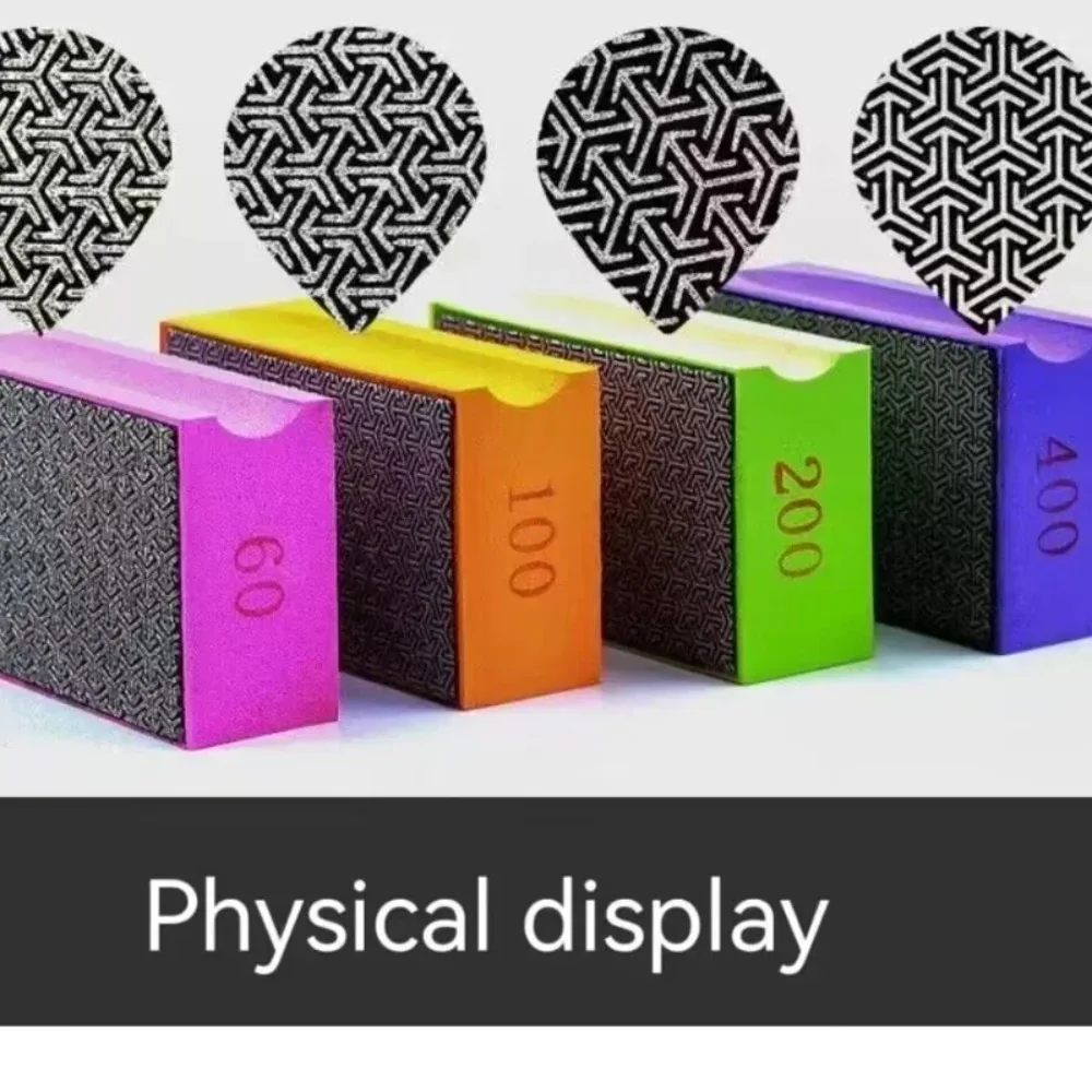 Stadea Dry Diamond Polishing Sanding Pad 4 Inch Disc Concrete Marble Granite Stone Polishing Series Standard A, 1 Piece