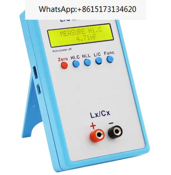 

Capacitance and Inductance Meter LC200A Digital Digital Display High Precision Digital Bridge LCR Tester with USB Power Cord
