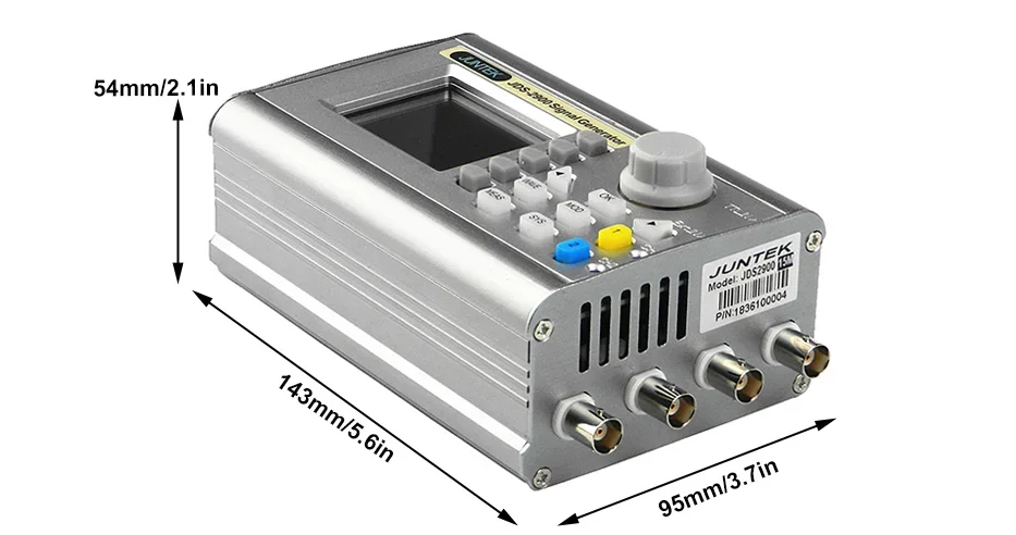 Juntek JDS2900 60M Portable High-Precision Functional Frequency Counter, 15mhz-6