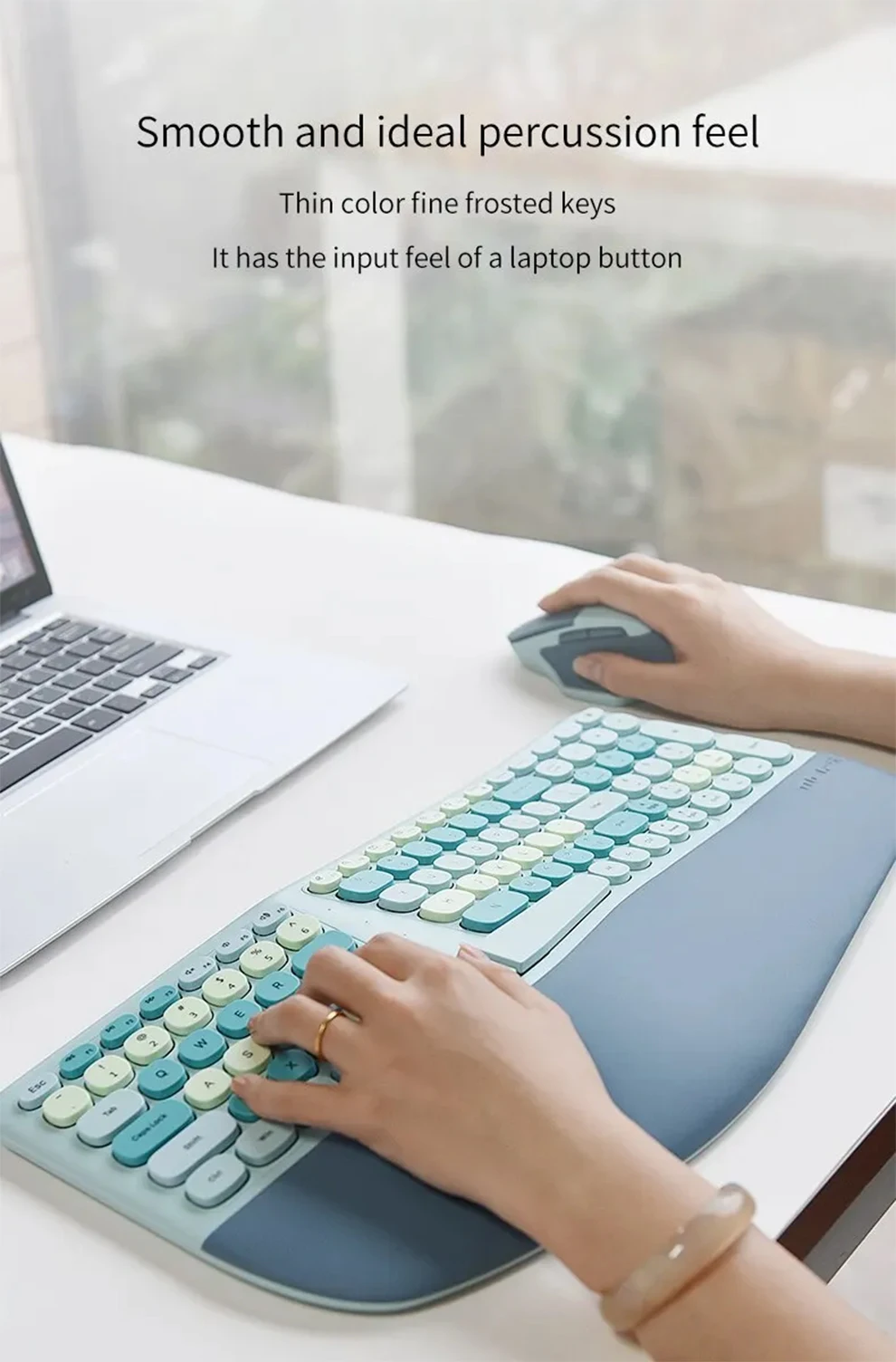 Mofii-Conjunto ergonômico de teclado e mouse, Combos