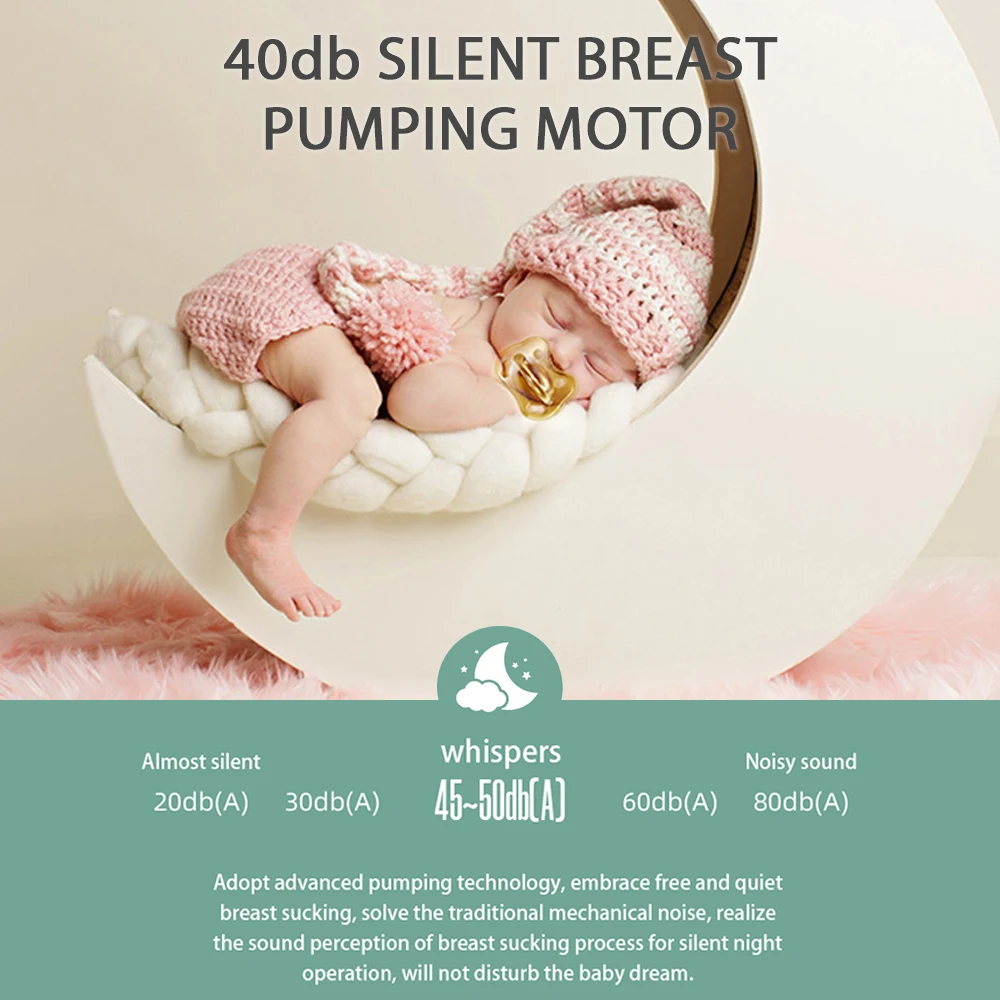 Double/Single Electric Breast Pump Hands-Free Invisible Portable Silent Breast Pump Milk Extractor Automatic Milker BPA free 5