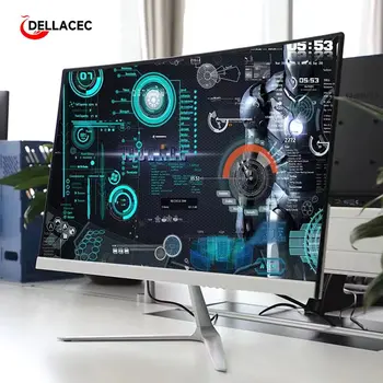 커브드 게임 디스플레이 HDMI DP 케이블, 144Hz, 165Hz, 24 인치, 1K1920 × 1080 VA 스크린