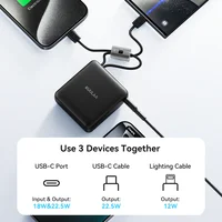 KUULAA Power Bank 10000mAh PD 22.5W Spare Battery Portable Power Bank Portable Charger with USB-C Cable for iPhone 16 15 14 Pro - Image 3
