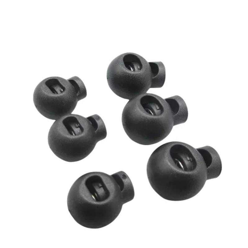 Shock Cord Rope Stopper Lock End Toggle Buckle and Metal Spring 12pcs