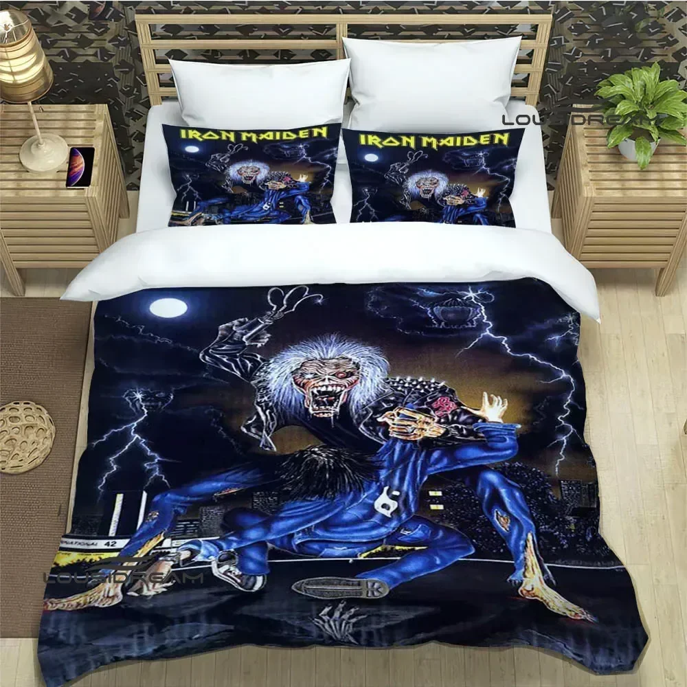 3D Rock band I-Iron-M-Maiden Bedding Sets exquisite bed supplies set duvet cover comforter set bedding set luxury birthday gift 3